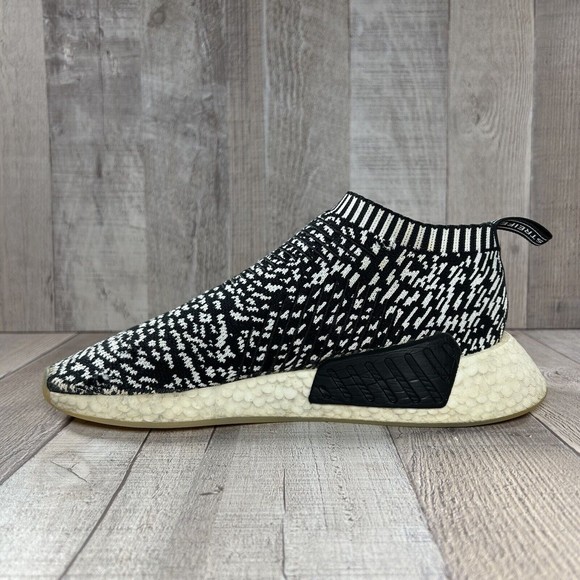 Adidas NMD CS2 Primeknit Zebra Sashiko Men\'s Running Shoes Black Size 7.5 BY3012 main image 6